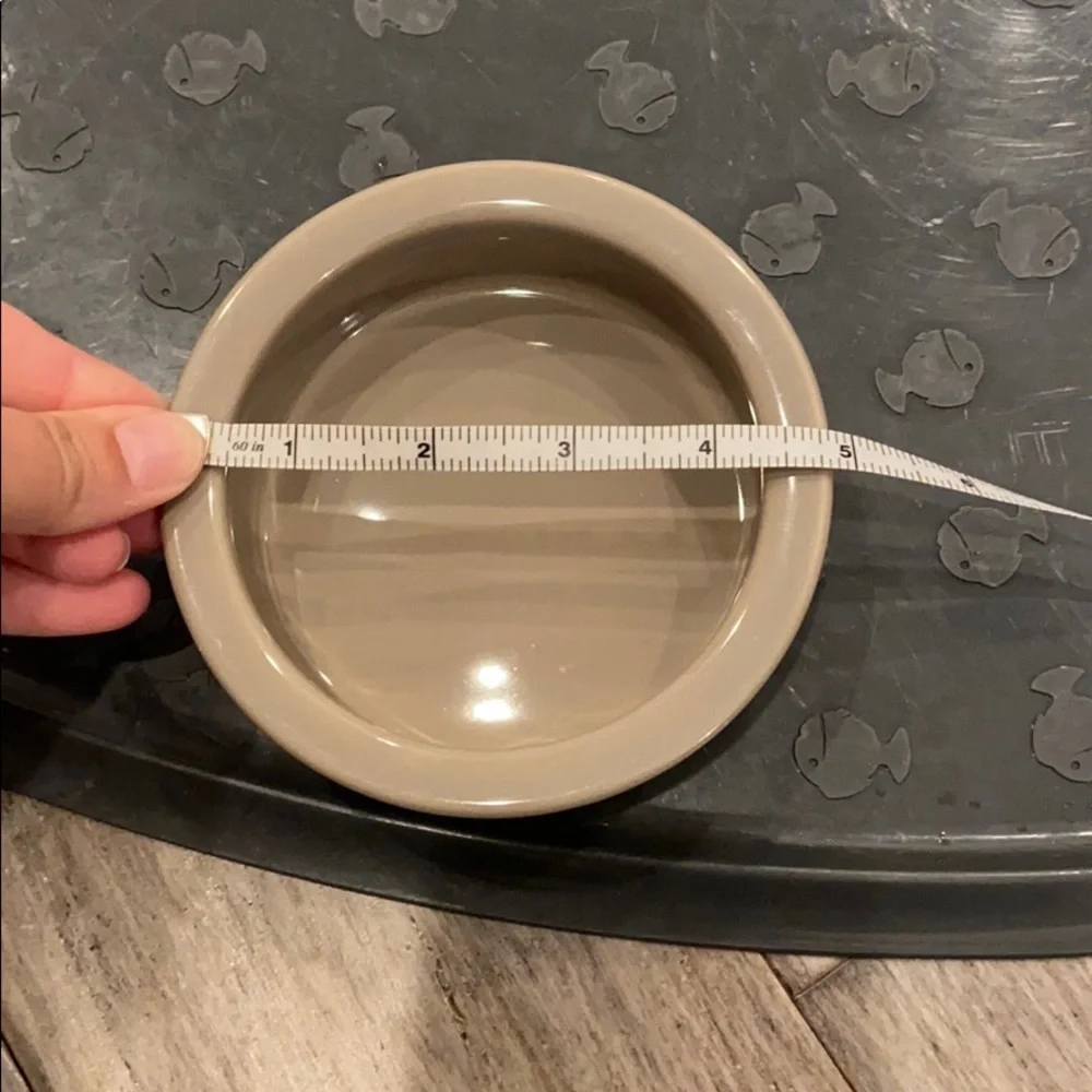 ceramic pet bowl (s) -two available; *bundle w other items to save*
